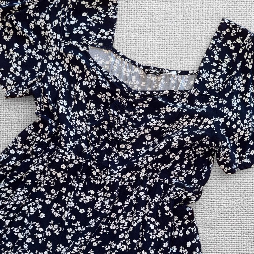 Bloomchic Women's Navy and Blue Dress